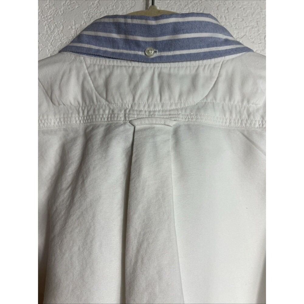 RARE RALPH LAUREN THICK WHITE WINGED WING FOOT BUTTON DOWN 1932 OXFORD SHIRT XXL - Picture 6 of 13